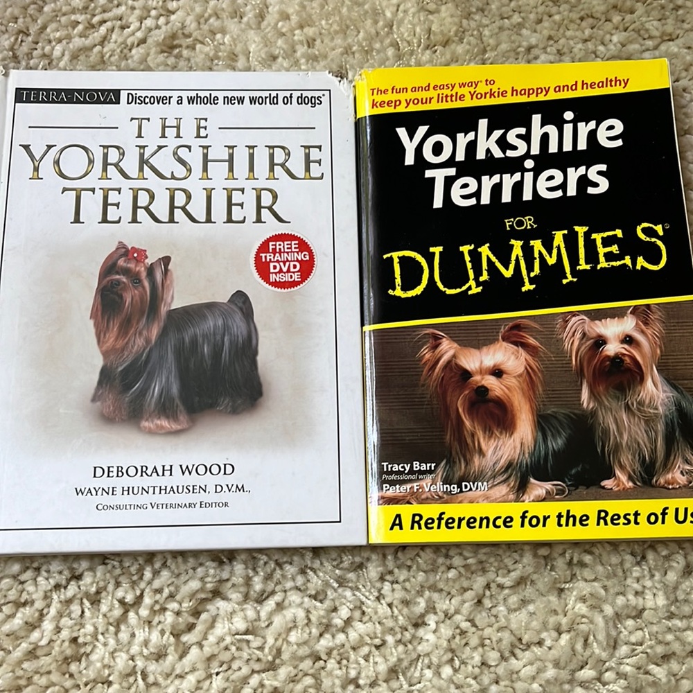TWO Yorkshire Terrier Breed Care Manuals
